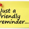 Room Rep Meeting – Monday @ 9a.m. – Auditorium Reminder