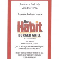 Family Dinner Night at The Habit – Wednesday, January 11th The Habit